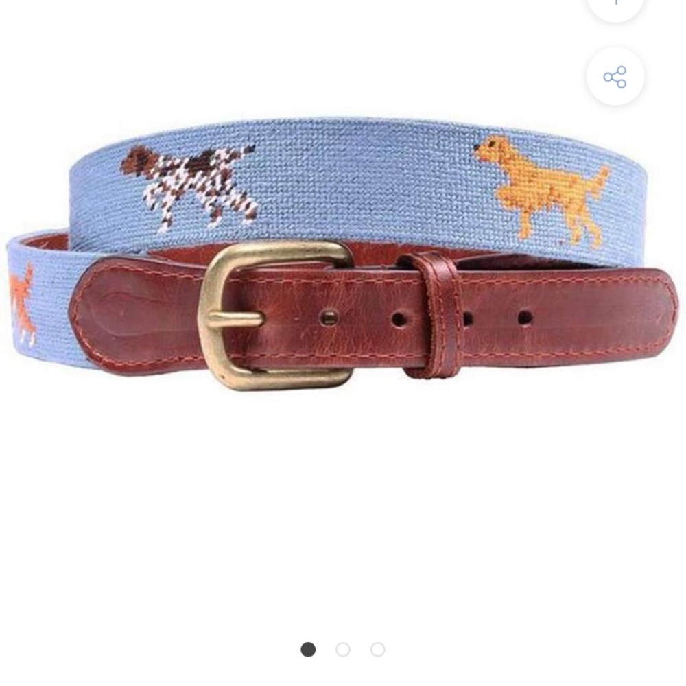 Smathers & Branson needlepoint belt